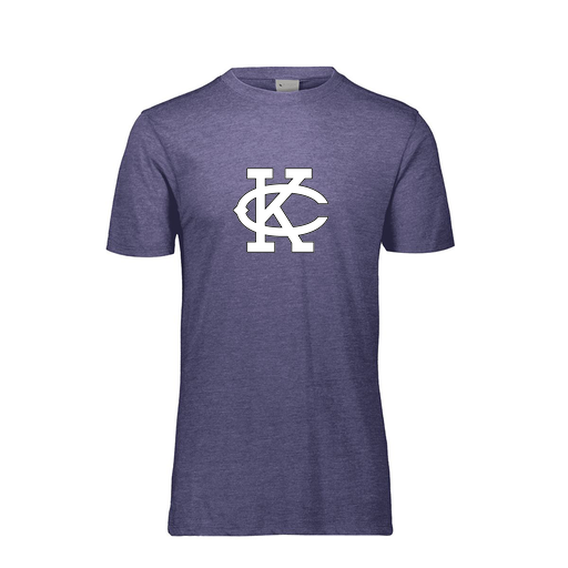 [FTSCUBRY-AS-LOGO1] Decker Men's Tri-Blend T-Shirt - Short Sleeve (Adult S, Royal, Logo 1)