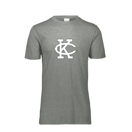 [FTSCUBGY-YS-LOGO1] Decker Youth Tri-Blend T-Shirt - Short Sleeve (Youth S, Gray, Logo 1)