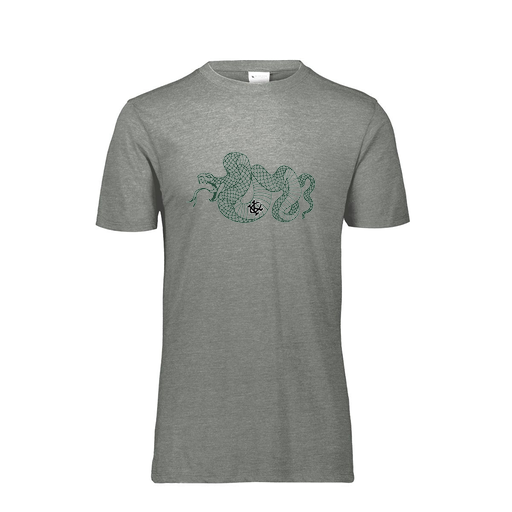 [FTSCUBGY-YS-LOGO2] Decker Youth Tri-Blend T-Shirt - Short Sleeve (Youth S, Gray, Logo 2)