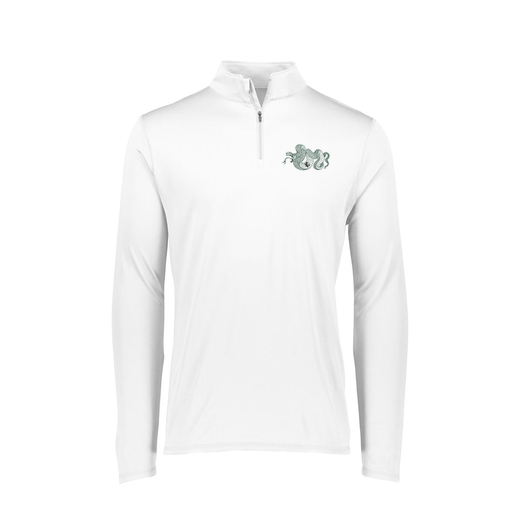 [FTLQFLWH-FAXS-LOGO2] Decker Women's Flex-Lite 1/4 Zip Shirt (Female Adult XS, White, Logo 2)