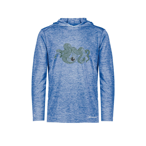 [FOLHCGRY-AS-LOGO2] Decker Men's Charge Hoodie (Adult S, Royal, Logo 2)