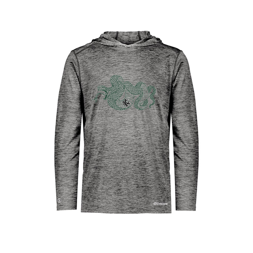 [FOLHCGBK-YS-LOGO2] Decker Youth Charge Hoodie (Youth S, Black, Logo 2)