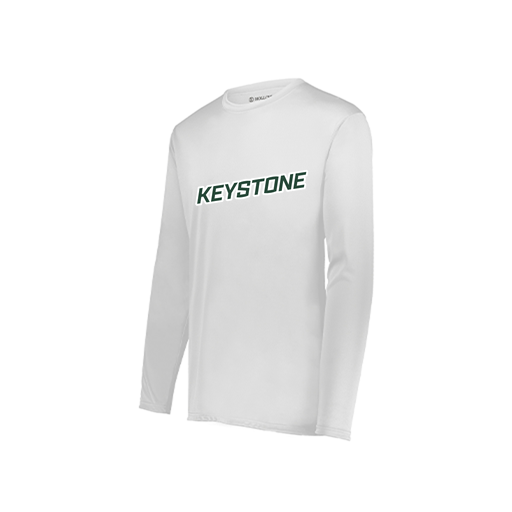 [222822.005.XS-LOGO3] Men's LS Smooth Sport Shirt (Adult XS, White, Logo 3)